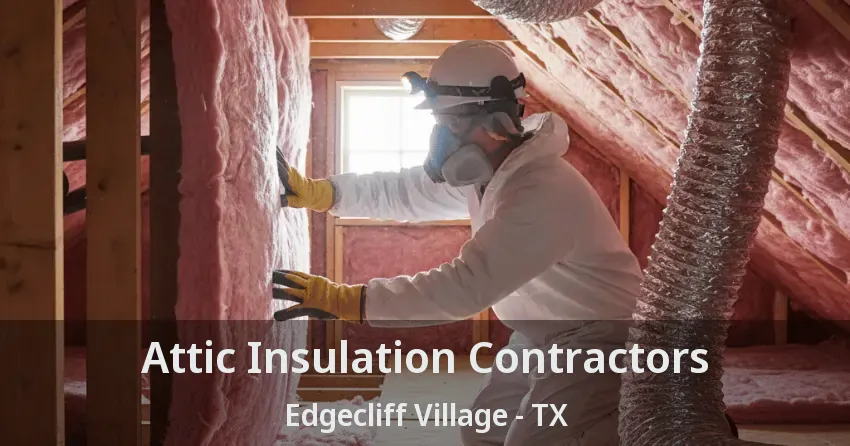 Attic Insulation Contractors Edgecliff Village - TX