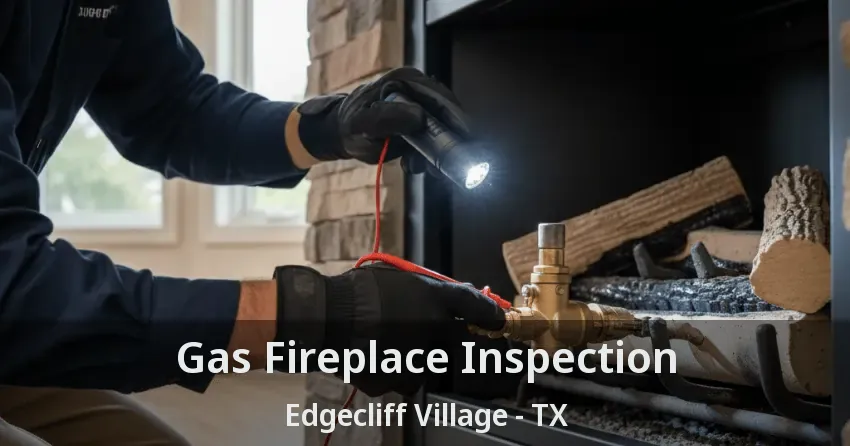 Gas Fireplace Inspection Edgecliff Village - TX