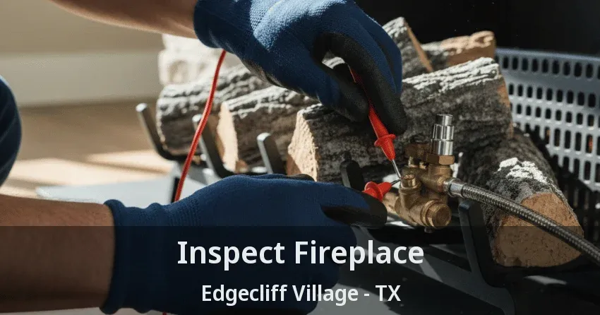 Inspect Fireplace Edgecliff Village - TX