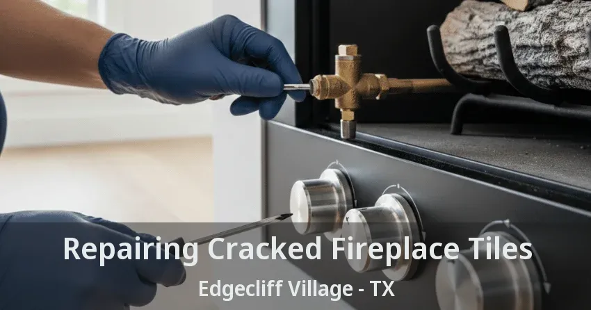 Repairing Cracked Fireplace Tiles Edgecliff Village - TX